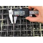 5.5mm Thick Double Crimped Wire Mesh Steel Sieving Cloth For Construction Sites for sale