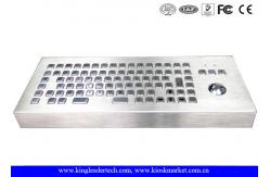 China Industrial Desktop Stainless Steel Keyboard 12 Keys F1 - F12 With Trackball supplier