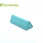 Mini Tri-Folding Optical Triangular Magnetic Metal Eyewear Case Resist Compression for sale