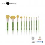 11pcs Private Label Makeup Brush Aluminium Ferrule Synthetic Hair Cosmetic Brushes Kit for sale