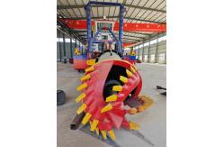 China Customized Steel Dredging Vessel With Hydraulic Control Centrifugal Pump supplier