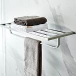 Customized Stainless Steel Double Bar Towel Rack 60cm For Kitchen for sale