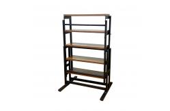 China 47.2 Length Convertible Folding Table E1 MDF With Metal Rack supplier