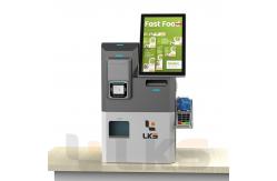 China Automatic Cash Coin Credit Card POS Terminal Payment Handling Self Check Out Machine supplier