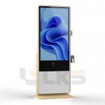55 Inch Indoor Floor Standing LCD Digital Signage Touch Screen Advertising Machine With Android System Player for sale