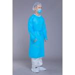 Disposable Thumb Loop 35GSM CPE Plastic Gown For Hospital for sale