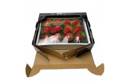 China Art Paper C1S Corrugated Cardboard Strawberry Boxes Matt Lamination supplier