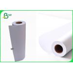 Wood Pulp 80GSM 24'' 36'' Plotter Roll Paper For Inkjet & Pringting Industry