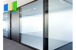 China Customized Office Aluminum Frame Demountable Glass Partition Full Height supplier