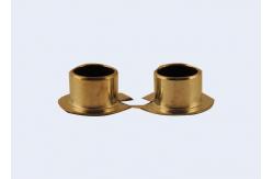 China Self Lubricating Flanged Bronze Bearing For Continuous Casting Machines supplier