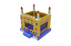 China Commercial Inflatable Bounce House With Birthday Cake Patterns supplier