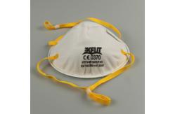 China White 3D Design Disposable Face Mask FFP3 With Headbands supplier