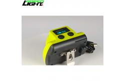 China Portable LED Miner Cap Lamp , 25000lux Underground Mining Lamp With Cradle Charger supplier