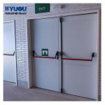 Hotel Double Leaf Fire Rated Steel Door 3mm hinges Finished 1.5mm Frame for sale