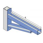 Strut Fitting Electrical Zinc Custom Size Cantilever Arms for sale