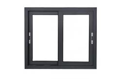 China Modern Aluminum Sliding Glass Window Horizontal Double Glass Sliding Window supplier