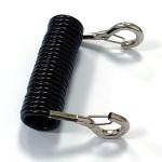 High Quality Tpu Retractable Tether Spring Coiled Bungee Tool Lanyard for sale