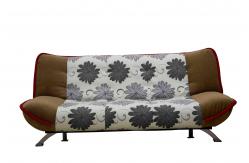 China Cotton Cloth Cover Home Sofa Bed For Small Spaces Foldable / Comfortable supplier