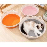 Macrame Cat Basket Bed Swinging Cat Hammock With Double Handle for sale