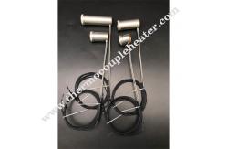 China Hot runner brass pipe heater nozzle heater pressed with coil heater supplier