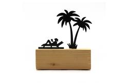 China Creative Design Memo Clips Photo Holders Wooden Base Place Desk Wood Craft supplier