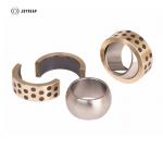 Maintenance-free self-lubricating sliding bearings AISI 420 inner ring C86300 bronze spherical plain oiles bearing bush for sale