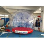 3m Inflatable Human Size Snow Globe For Promotion Fire Retardant