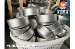 China A403 WP316L BUTT WELD CAP STAINLESS STEEL FITTING SANDBLASTED SURFACE supplier