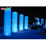 Customized White Led Lighting Inflatable Model Pillar For Decoration