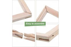 China Customizable Logo Canvas Prints Wood Frame Canvas Stretching Bars For Oil Paintings supplier