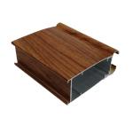 Elm Wood Grain Transfer Printing T8 Aluminium Door Profiles