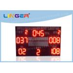Different Color LED Cricket Scoreboard For Outside Hanging / Mounting Installation for sale