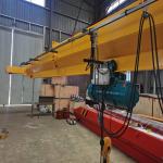 High Strength Steel Single Girder Overhead Crane Customized Speed for sale
