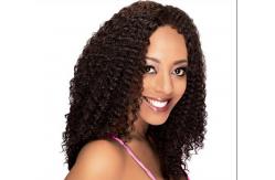 China Water Wave / Kinky Curl full lace wigs virgin hair 100% Brazilian Wig supplier
