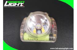 China USB Rechargeable Coal Miner Headlight 232lum High Beam Lightweight ABS Shell supplier