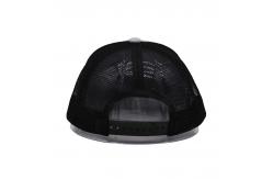 China Source factory for Black and Grey 6 Panel Customized Trucker Cap supplier