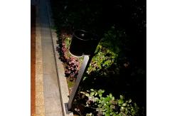 China Garden Lamp Outdoor Solar Post Lights 50 Lumens Rechargeable Round Illuminated supplier