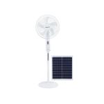 Rechargeable 25W Solar Powered Outdoor Fan 18650 Lithium Battery 3 Wind Gears With Panel for sale