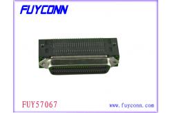 China 100 Pin Receptacle Centronics Connector PCB Mounting Righat Angle Header supplier
