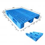 Hygienic 3 Runner Flat Plastic Pallet 1200mm×1000mm 4000~6000KG for sale