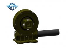 China Solar Trackers Vertical VE9 Worm Gear Slew Drives With Square Tubes Output supplier