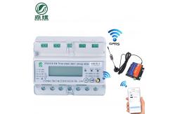 China Frequency Range 50Hz Humidity ≤95%RH 100A WiFi Smart Din-Rail Energy Meter supplier