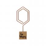 Small Metal Clip Photo Holder Wooden Desk Decoration Metal Picture Holder Stands for sale