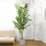 Potted Plants 150CM Artificial Fishtail Palm For Shopping Malls Office Home Decor for sale