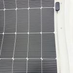 Max. System Voltage DC 1000/ 1500V IEC Portable Flexible 580W Soft Solar Hybrid Inverter BIPV Module for Roof Material for sale