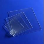Square Transparent Quartz Glass Plate 6.91g/cm3 or 2.23g/cm3 Density for Precision Machining for sale