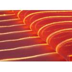 RGB Striped Fiber Optic Fabric For Accessories And Luminous Clothing for sale