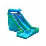 Blue Wave Inflatable Slide With Pool For Outdoor Water Park for sale
