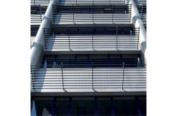 China Fixed Canopy 85mm Aluminum Sun Louver 85R C Shaped Aluminum supplier