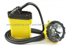China IP68 Approved 25000lux 3W Cree Safety Mining Cap Lights  with 3 Levels Lighting supplier